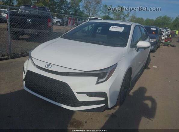 5YFP4MCE3SP247667 2025 TOYOTA LL White წინა მარცხენა ხედი სამი მეოთხედიდან