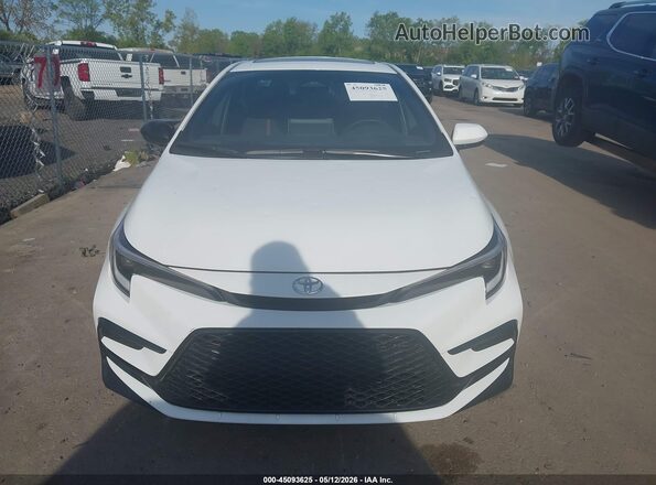 5YFP4MCE3SP247667 2025 TOYOTA LL White ხელსაწყოთა პანელის ხედი