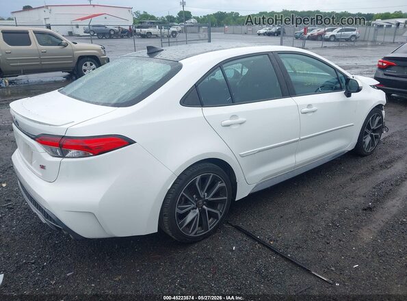 5YFP4MCE9MP086955 2021 TOYOTA COROLLA White Задня права чверть