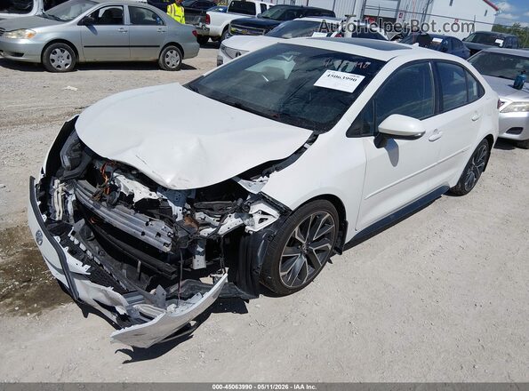 5YFP4RCE2LP020792 2020 TOYOTA LL White Առջևի ձախ երեք քառորդ տեսարան