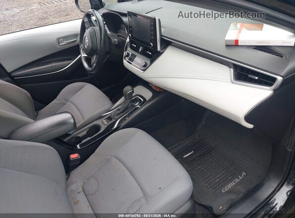 5YFP4RCE8LP041307 2020 TOYOTA COROLLA Black წინა სალონის ხედი
