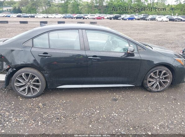 5YFP4RCE8LP041307 2020 TOYOTA COROLLA Black უკანა სალონის ხედი