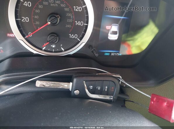 5YFS4MCE0MP087387 2021 TOYOTA COROLLA Blue Вид панелі приладів
