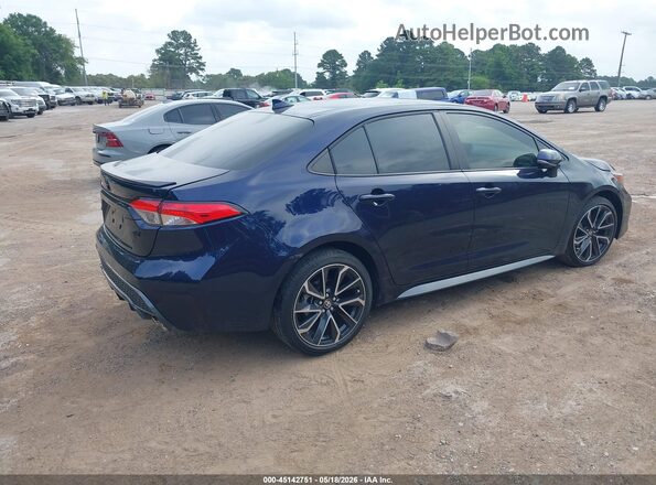 5YFS4MCE0MP087387 2021 TOYOTA COROLLA Blue Задня права чверть