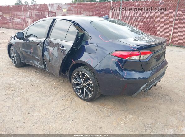 5YFS4MCE0MP087387 2021 TOYOTA COROLLA Blue Задня ліва чверть