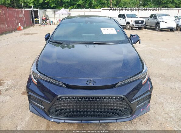 5YFS4MCE0MP087387 2021 TOYOTA COROLLA Blue Вид щитка приладів