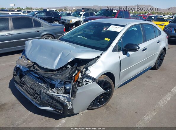 5YFS4MCE0NP129798 2022 TOYOTA COROLLA Silver Передня ліва чверть