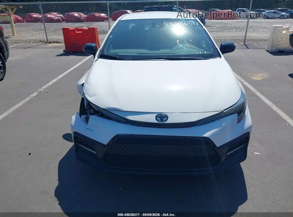 5YFS4MCE1NP105655 2022 TOYOTA LL White Սարքավորումների վահանակի տեսք