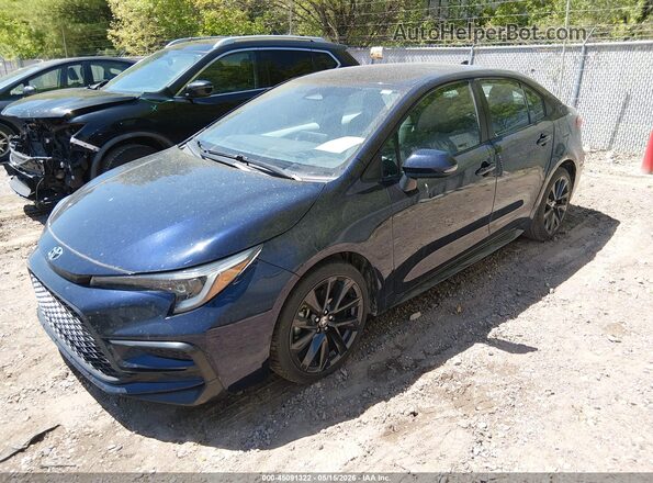 5YFS4MCE1PP165342 2023 TOYOTA COROLLA Blue წინა მარცხენა ხედი სამი მეოთხედიდან