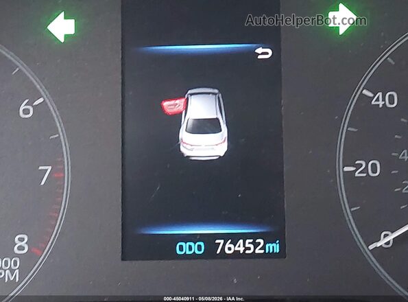 5YFS4MCE1RP185822 2024 TOYOTA LL White Widok tylnych siedzeń