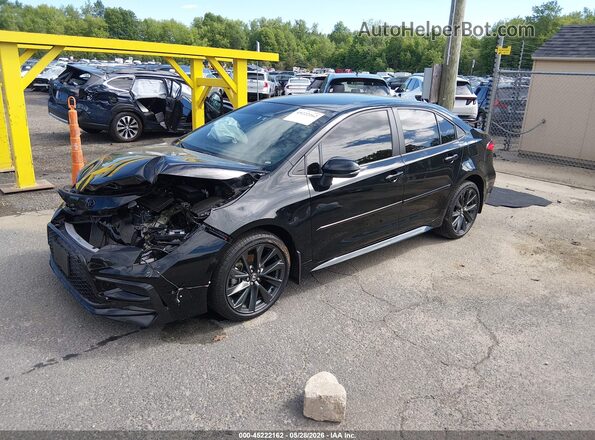 5YFS4MCE1RP206197 2024 TOYOTA COROLLA Black წინა მარცხენა ხედი სამი მეოთხედიდან