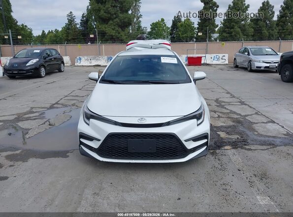 5YFS4MCE1SP217688 2025 TOYOTA COROLLA White ხელსაწყოთა პანელის ხედი