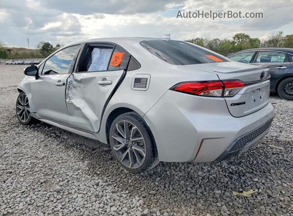 5YFS4MCE2MP090033 2021 TOYOTA COROLLA Silver Rear left