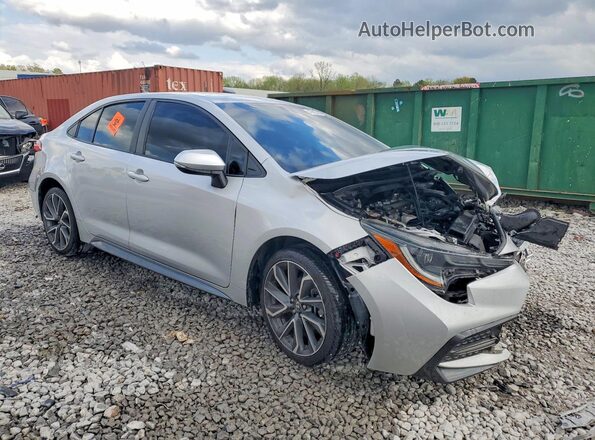 5YFS4MCE2MP090033 2021 TOYOTA COROLLA Silver Front right