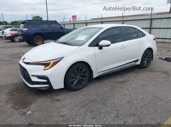 5YFS4MCE2PP147254 2023 TOYOTA LL White Առջևի ձախ երեք քառորդ տեսարան
