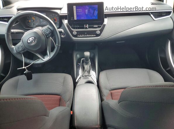 5YFS4MCE2PP154348 2023 TOYOTA COROLLA White Առջևի վահանակի տեսք