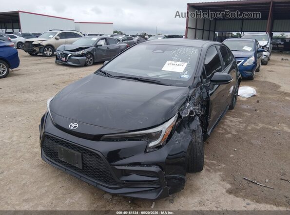5YFS4MCE2RP187949 2024 TOYOTA COROLLA Black წინა მარცხენა ხედი სამი მეოთხედიდან