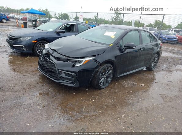5YFS4MCE2RP205740 2024 TOYOTA COROLLA Black Առջևի ձախ երեք քառորդ տեսարան