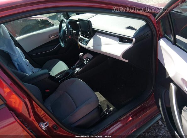 5YFS4MCE3NP132596 2022 TOYOTA COROLLA Red Սալոնի դիմացի տեսք