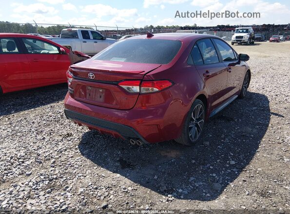 5YFS4MCE3NP132596 2022 TOYOTA COROLLA Red Հետևի աջ