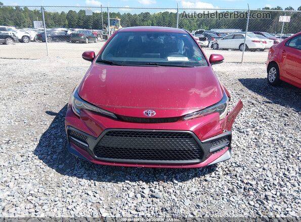 5YFS4MCE3NP132596 2022 TOYOTA COROLLA Red Սարքավորումների վահանակի տեսք