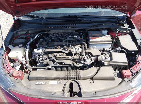 5YFS4MCE3NP132596 2022 TOYOTA COROLLA Red Հետևի տեսք