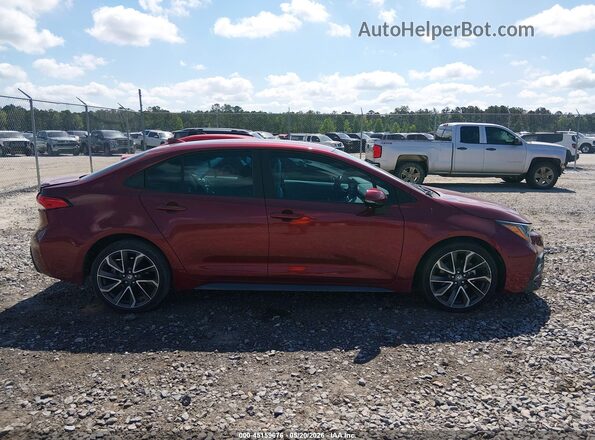5YFS4MCE3NP132596 2022 TOYOTA COROLLA Red Սալոնի հետևի տեսք