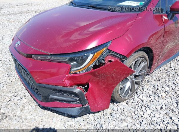 5YFS4MCE3NP132596 2022 TOYOTA COROLLA Red Դիմացի տեսք