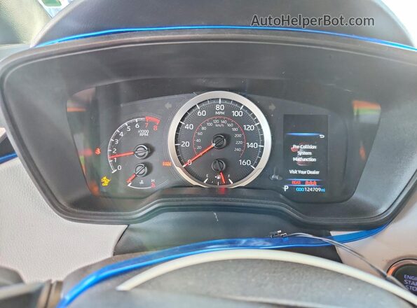 5YFS4MCE4MP090535 2021 TOYOTA LL Black Instrument cluster view