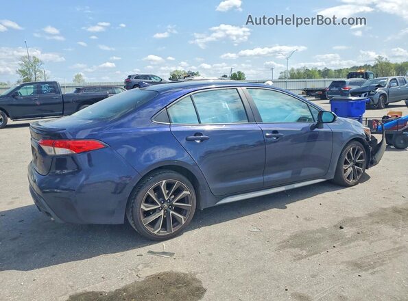 5YFS4MCE4NP116262 2022 TOYOTA COROLLA Blue უკანა მარჯვენა