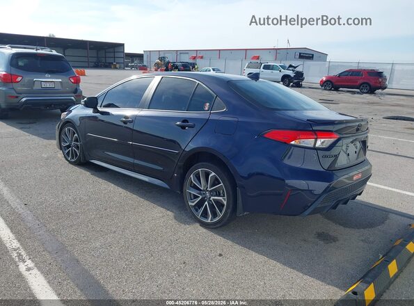 5YFS4MCE4NP129982 2022 TOYOTA COROLLA Blue Задня ліва чверть