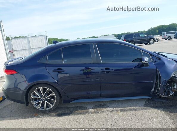 5YFS4MCE4NP129982 2022 TOYOTA COROLLA Blue Вид задньої частини салону