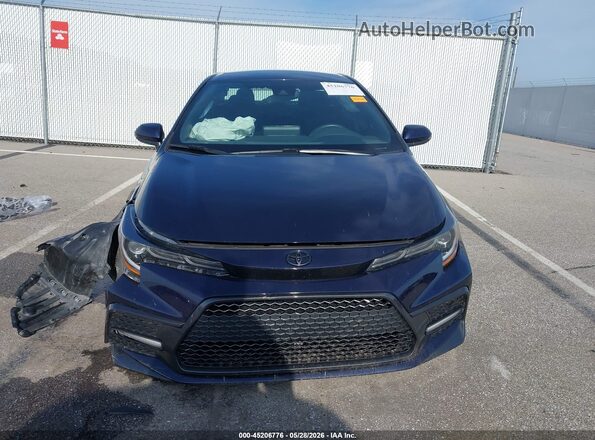 5YFS4MCE4NP129982 2022 TOYOTA COROLLA Blue Вид щитка приладів