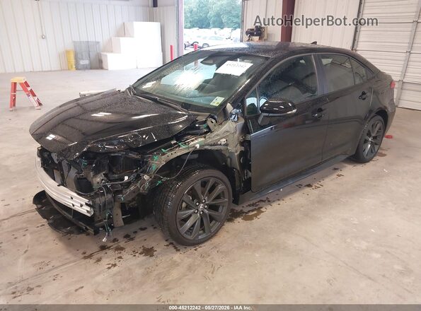 5YFS4MCE4SP249955 2025 TOYOTA COROLLA Черный Передняя левая четверть