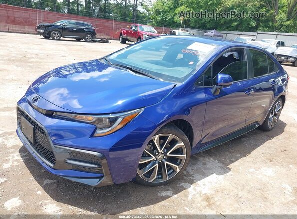 5YFS4MCE5NP138383 2022 TOYOTA COROLLA Blue Przód lewy