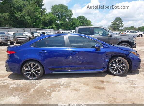 5YFS4MCE5NP138383 2022 TOYOTA COROLLA Blue Widok wnętrza z tyłu