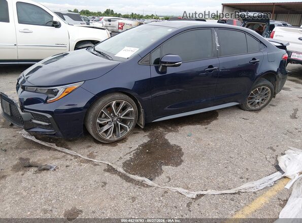 5YFS4MCE7NP114022 2022 TOYOTA COROLLA Blue Передня ліва чверть