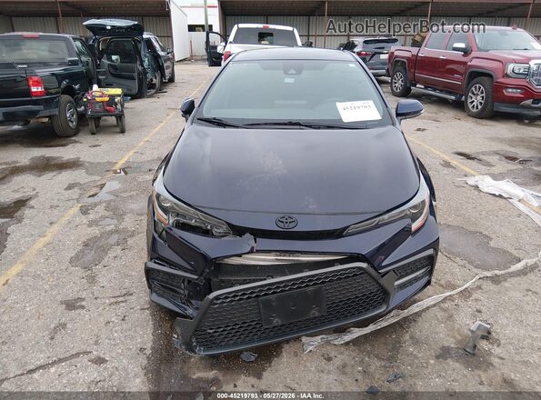 5YFS4MCE7NP114022 2022 TOYOTA COROLLA Blue Вид щитка приладів