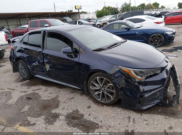 5YFS4MCE7NP114022 2022 TOYOTA COROLLA Blue Вид задньої частини салону