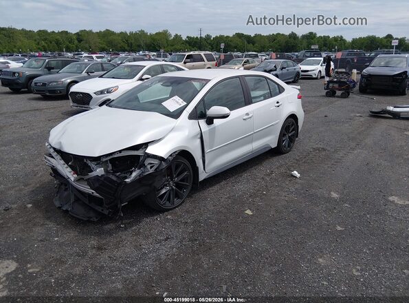 5YFS4MCE7PP162686 2023 TOYOTA COROLLA White Առջևի ձախ երեք քառորդ տեսարան