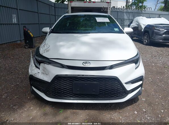 5YFS4MCE7SP247004 2025 TOYOTA COROLLA White Սարքավորումների վահանակի տեսք