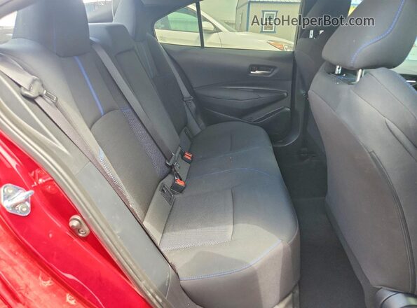 5YFS4MCE9NP102860 2022 TOYOTA COROLLA Red Rear seats view