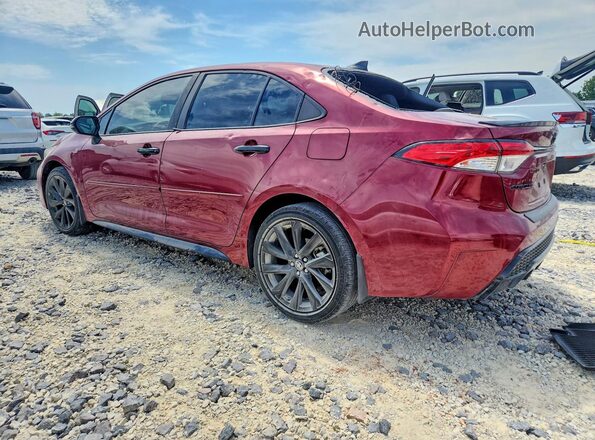 5YFS4MCE9NP102860 2022 TOYOTA COROLLA Red Rear left