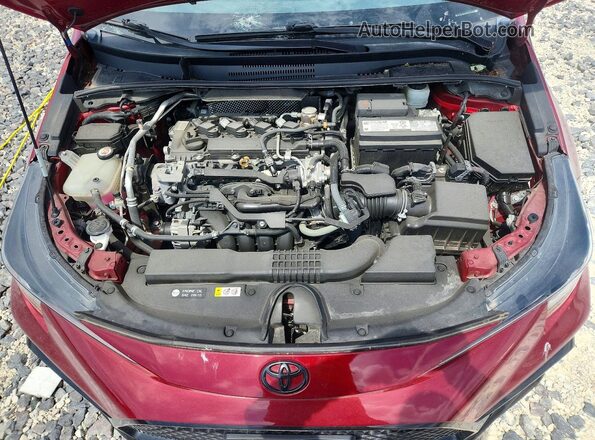 5YFS4MCE9NP102860 2022 TOYOTA COROLLA Red Rear interior view