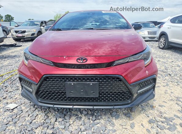 5YFS4MCE9NP102860 2022 TOYOTA COROLLA Red Front view