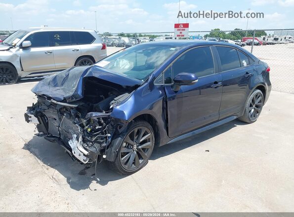 5YFS4MCE9PP147252 2023 TOYOTA COROLLA Blue წინა მარცხენა ხედი სამი მეოთხედიდან
