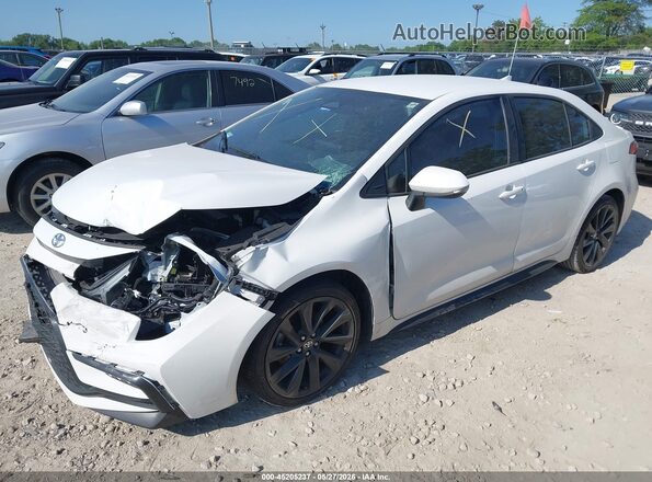 5YFS4MCE9RP182201 2024 TOYOTA COROLLA White Առջևի ձախ երեք քառորդ տեսարան