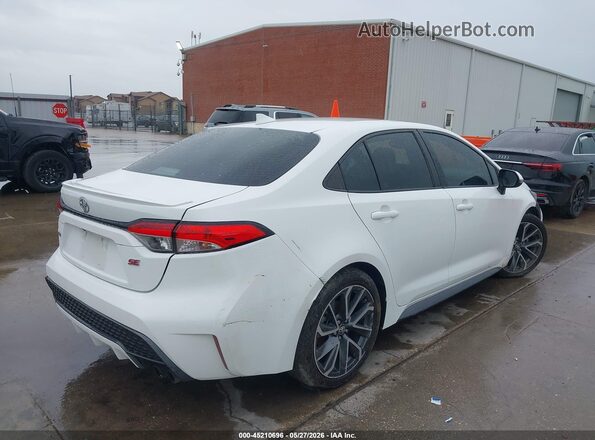 5YFS4MCEXMP061914 2021 TOYOTA COROLLA White Задня права чверть