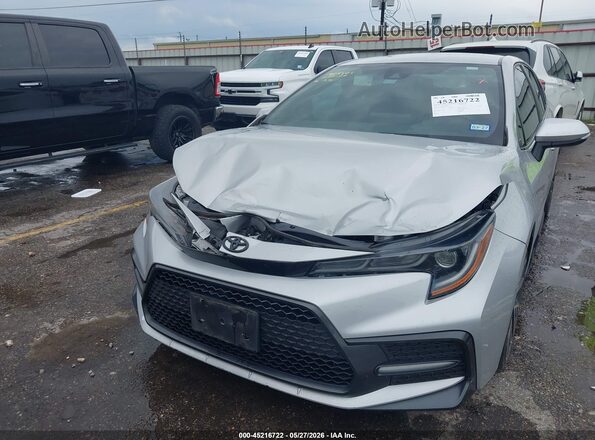 5YFS4MCEXNP113236 2022 TOYOTA COROLLA Silver Front view