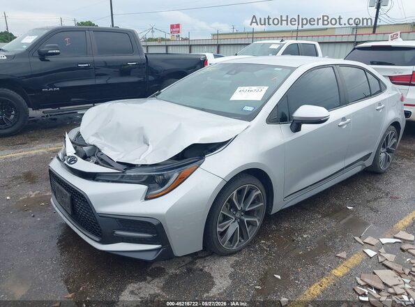 5YFS4MCEXNP113236 2022 TOYOTA COROLLA Silver Front left